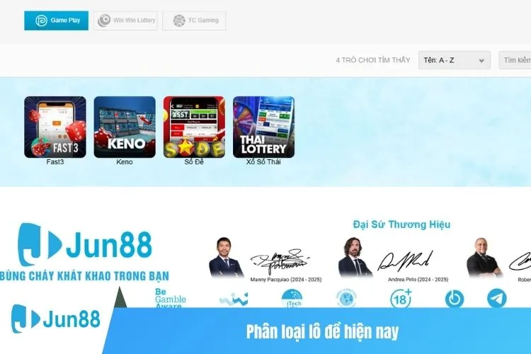 Phân loại lô đề hiện nay