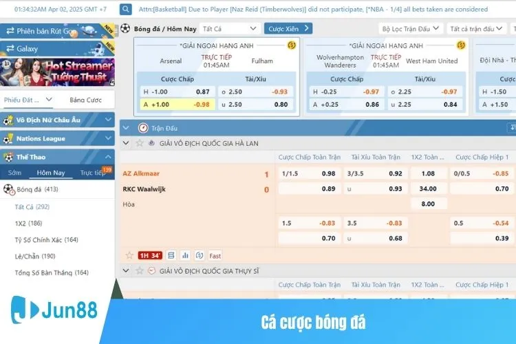 Cá cược bóng đá