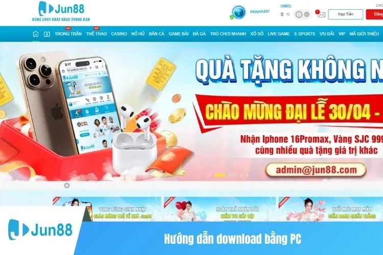 Hướng dẫn download bằng PC
