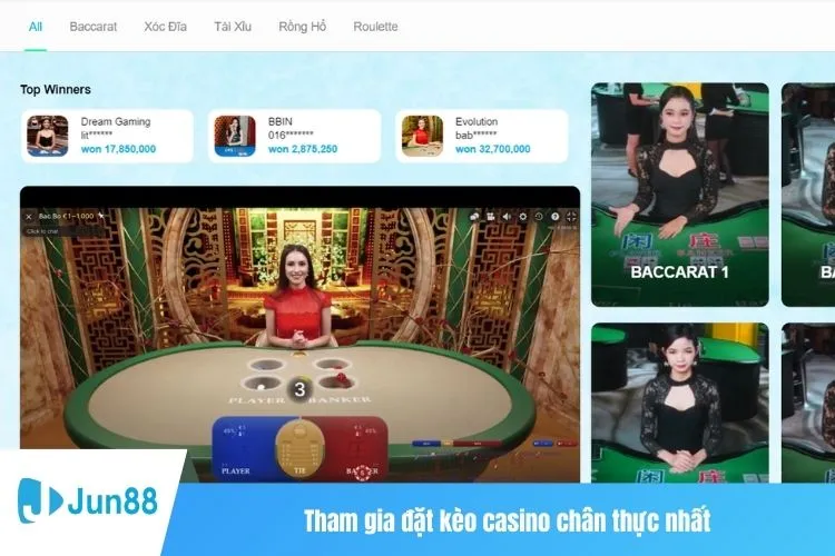 Tham gia đặt kèo casino chân thực nhất
