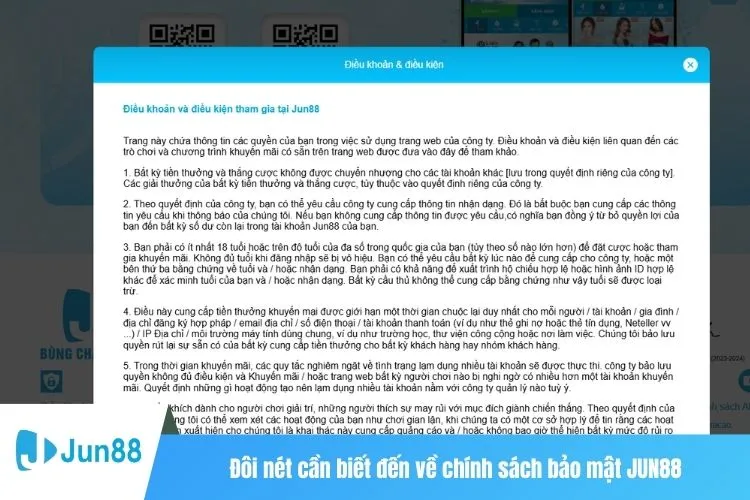 Chính Sách Bảo Mật JUN88 - Cam Kết Bảo Vệ Thông Tin Cá Cược