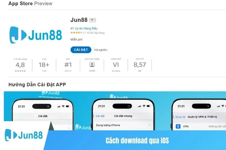 Cách download qua iOS
