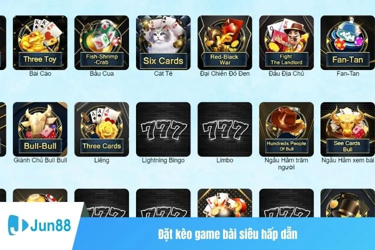Đặt kèo game bài siêu hấp dẫn