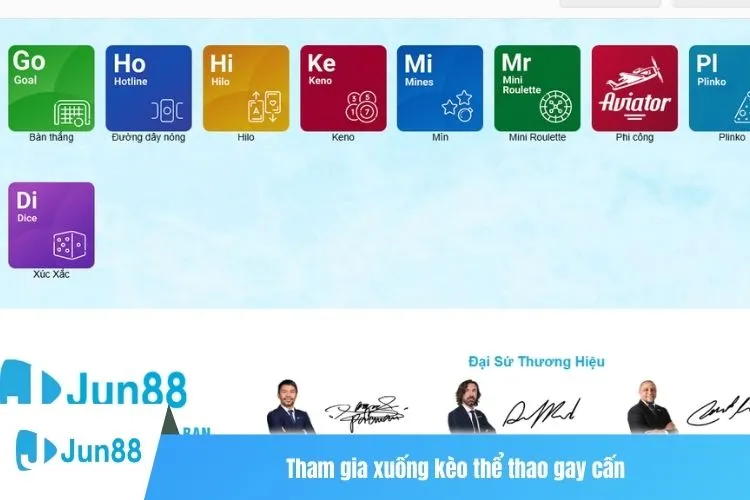 Tham gia xuống kèo thể thao gay cấn